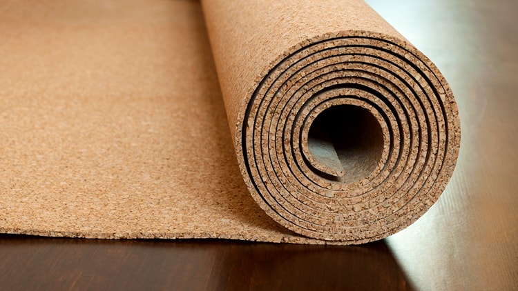 Cork is affordable and durable as a kitchen flooring.