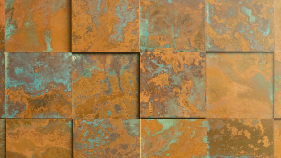 Copper tiles