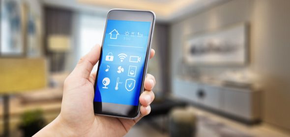 Smartphone controlled house