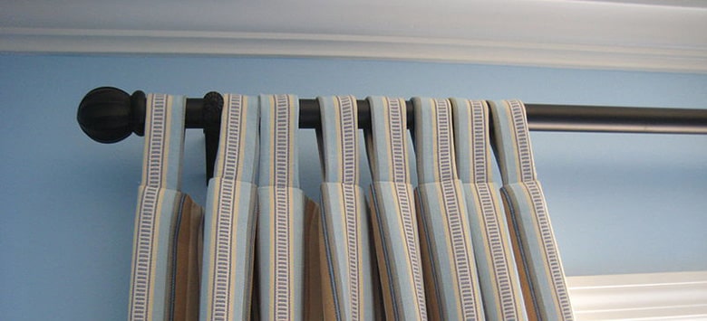 Striped Tab Top Curtains