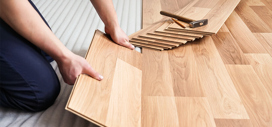 Laying laminate deals flooring